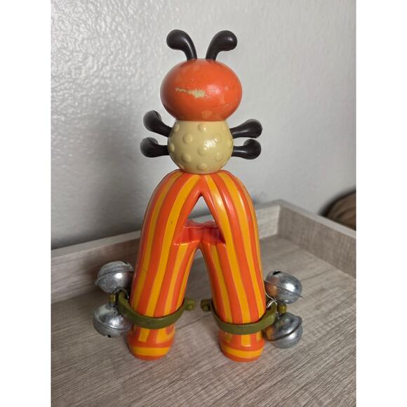 Vintage BATTAT Toy Bug Ant Rattle Bells Musical Noisy Tambourine Toddler Band - Picture 3 of 4